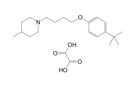 4-tert-butylphenyl 4-(4-methyl-1-piperidinyl)butyl ether oxalate