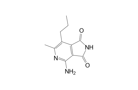 4-Amino-6-methyl-7-propyl-pyrrolo[3,4-c]pyridine-1,3-quinone