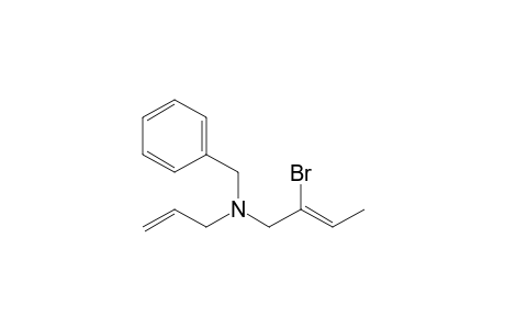 N-Benzyl-N-(2'-bromo-2'-buten-1'-yl)-N-(2"-propen-1"-yl)amine