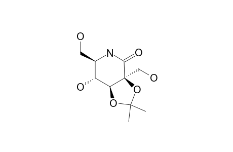 5-AMINO-5-DEOXY-2-C-HYDROXYMETHYL-2,3-O-ISOPROPYLIDENE-D-MANNONO-1,5-LACTAM