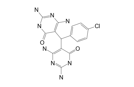 BIS-(2,6-DIAMINO-4-OXOPYRIMIDIN-5-YL)-4-CHLOROPHENYL-METHANE