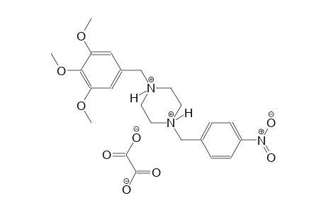 1-(4-nitrobenzyl)-4-(3,4,5-trimethoxybenzyl)piperazinediium oxalate