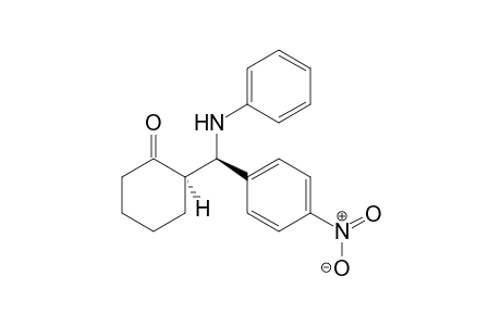 (R)-2-[(R)-4-Nitrophenyl(N-phenylamino)methyl]cyclohexanone