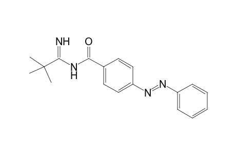 N-(tert-butyl-azobenzoyl)benzamidine