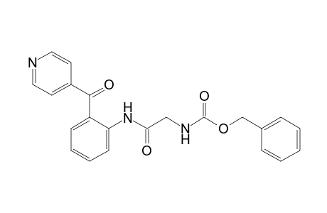 {[(o-isonicotinoylphenyl)carbamoyl]methyl}carbamic acid, benzyl ester