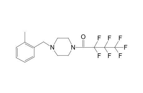 2,2,3,3,4,4,4-Heptafluoro-1-(4-(2-methylbenzyl)piperazin-1-yl)butan-1-one