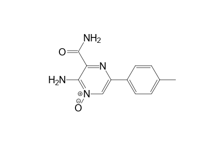 Pyrazinecarboxamide, 3-amino-6-(4-methylphenyl)-, 4-oxide