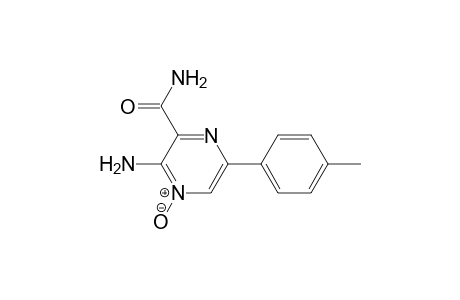 Pyrazinecarboxamide, 3-amino-6-(4-methylphenyl)-, 4-oxide