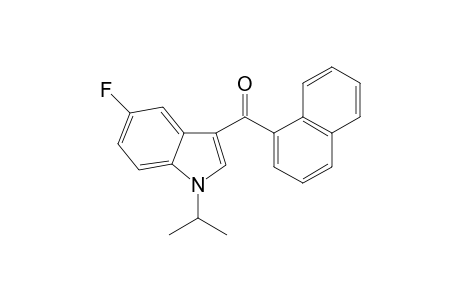 5-Fluoro-1-isopropyl-3-(1-naphthoyl)indole