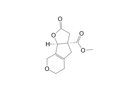 Methyl 2-oxo-2,3,3a,4,5,6,8,8b-octahydrofuro[3',2':4,5]cyclopenta[1,2-c]pyran-3a-carboxylate