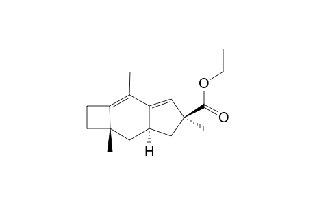 (2aS,3aR,5S)-2a,5,7-Trimethyl-2,2a,3,3a,4,5-hexahydro-1H-cyclobuta[f]indene-5-carboxylic acid ethyl ester