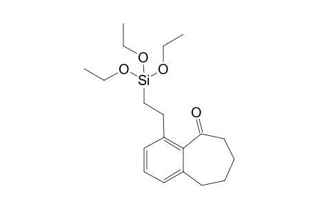 4-(2-triethoxysilylethyl)-6,7,8,9-tetrahydrobenzocyclohepten-5-one