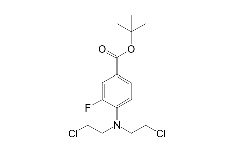 4-[bis(2-chloroethyl)amino]-3-fluoro-benzoic acid tert-butyl ester