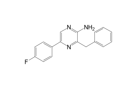 3-benzyl-5-(4-fluorophenyl)pyrazin-2-amine