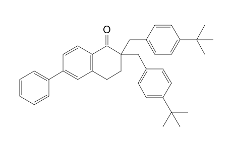2,2-Bis(p-tert-butylbenzyl)-6-phenyl-.alpha.-tetralone