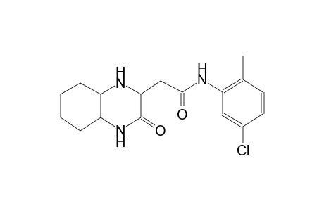 N-(5-chloro-2-methylphenyl)-2-(3-oxodecahydro-2-quinoxalinyl)acetamide