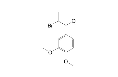 (+/-)-1-(3',4'-DIMETHOXYPHENYL)-2-BROMOPROPAN-1-OL