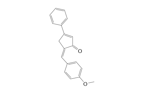 (5Z)-5-(4-Methoxybenzylidene)-3-phenyl-2-cyclopenten-1-one