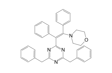 2-[2'-Morpholino-1',2'-diphenylethen-1'-yl)-4,6-dibenzyl-1,3,5-triazine