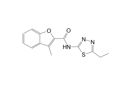 2-benzofurancarboxamide, N-(5-ethyl-1,3,4-thiadiazol-2-yl)-3-methyl-