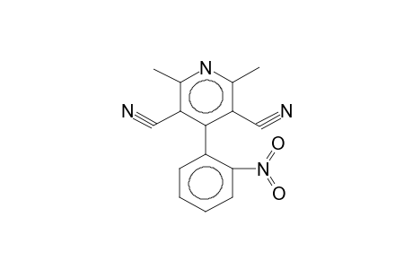 4-(2-NITROPHENYL)-2,6-DIMETHYL-3,5-DICYANOPYRIDINE