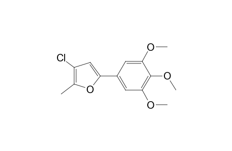 Furan, 3-chloro-2-methyl-5-(3,4,5-trimethoxyphenyl)-