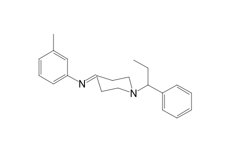 N-3-Methylphenyl-1-(1-phenylpropyl)piperidin-4-imine