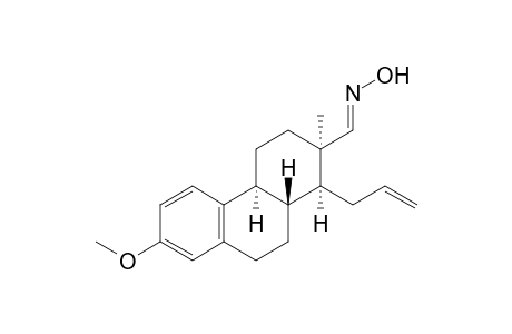 (1S,2E,2R,4aS,10aR)-1-allyl-7-methoxy-2-methyl-3,4,4a,9,10,10a-hexahydro-1H-phenanthrene-2-carbaldehyde oxime