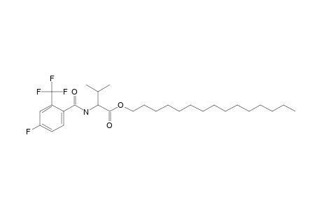 L-Valine, N-(4-fluoro-2-trifluoromethylbenzoyl)-, pentadecyl ester