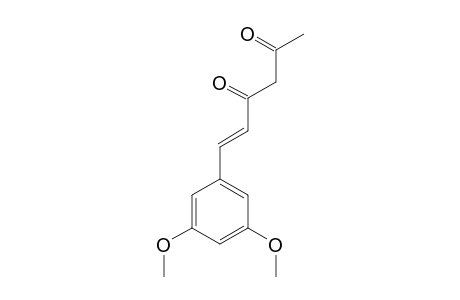 (E)-1-(3,5-DIMETHOXYPHENYL)-HEX-1-ENE-3,5-DIONE