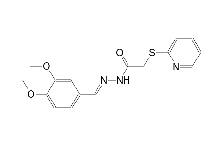 N'-[(E)-(3,4-dimethoxyphenyl)methylidene]-2-(2-pyridinylsulfanyl)acetohydrazide