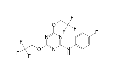 [4,6-Bis-(2,2,2-trifluoro-ethoxy)-[1,3,5]triazin-2-yl]-(4-fluoro-phenyl)-amine