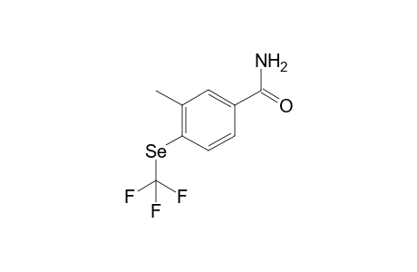 3-methyl-4-[(trifluoromethyl)selanyl]benzamide