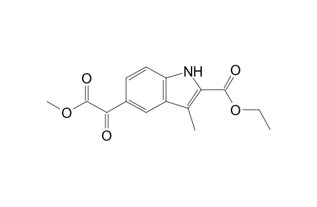 5-(2-methoxy-1,2-dioxoethyl)-3-methyl-1H-indole-2-carboxylic acid ethyl ester