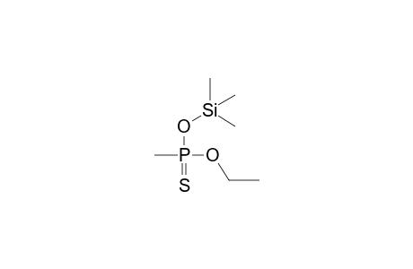 Methylthiophosphonic acid, o-ethyl, tms