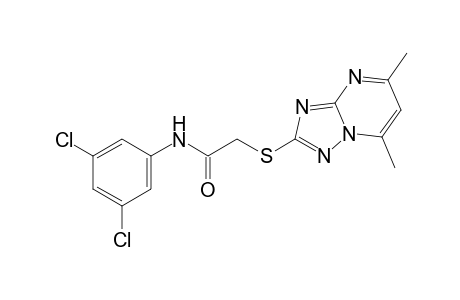 3',5'-dichloro-2-[(5,7-dimethyl-s-triazolo[1,5-a]pyrimidin-2-yl)thio]acetanilide