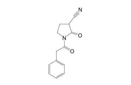 1-PHENYLACETYL-2-OXO-3-PYRROLIDINE-CARBONITRILE