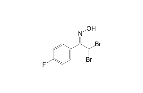 2,2-Dibromo-1-(4-fluorophenyl)ethanone oxime