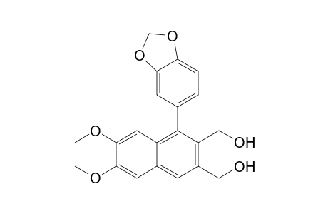 [4-(1,3-benzodioxol-5-yl)-3-(hydroxymethyl)-6,7-dimethoxy-2-naphthalenyl]methanol