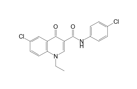 4',6-dichloro-1,4-dihydro-1-ethyl-4-oxo-3-quinolinecarboxanilide