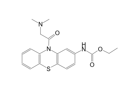 carbamic acid, [10-[(dimethylamino)acetyl]-10H-phenothiazin-2-yl]-, ethyl ester