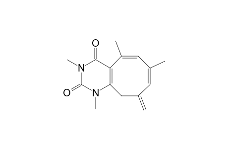 (5Z,7Z)-1,3,5,7-Tetramethyl-9-methylene-9,10-dihydro-1H-cyclooctapyrimidine-2,4-dione