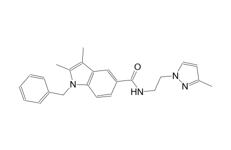 1H-indole-5-carboxamide, 2,3-dimethyl-N-[2-(3-methyl-1H-pyrazol-1-yl)ethyl]-1-(phenylmethyl)-