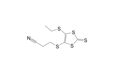 2-Cyanoethylthio-5-ethylthio-1,3-dithiole-2-thione
