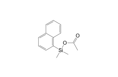 Acetoxydimethyl(1-naphthyl)silane