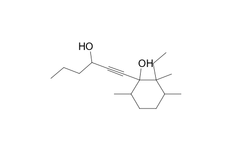 Cyclohexanol, 2-ethyl-1-(3-hydroxy-1-hexynyl)-2,3,6-trimethyl-