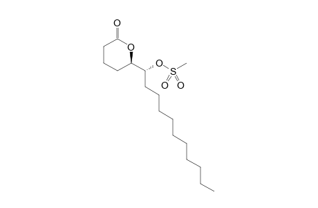 (R*,R*)-1-(6-Oxotetrahydropyran-2-yl)undecyl methanesulfonate