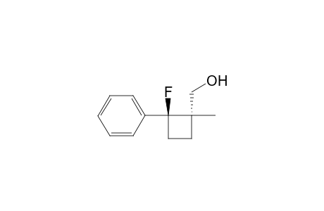 1-Fluoro-t-2-hydroxymethyl-2-methyl-1-phenylcyclo-butane