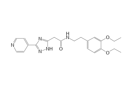 1H-1,2,4-triazole-5-acetamide, N-[2-(3,4-diethoxyphenyl)ethyl]-3-(4-pyridinyl)-