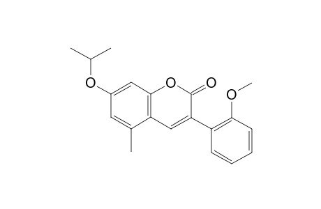 7-Isopropoxy-3-(2-methoxyphenyl)-5-methyl-2H-chromen-2-one